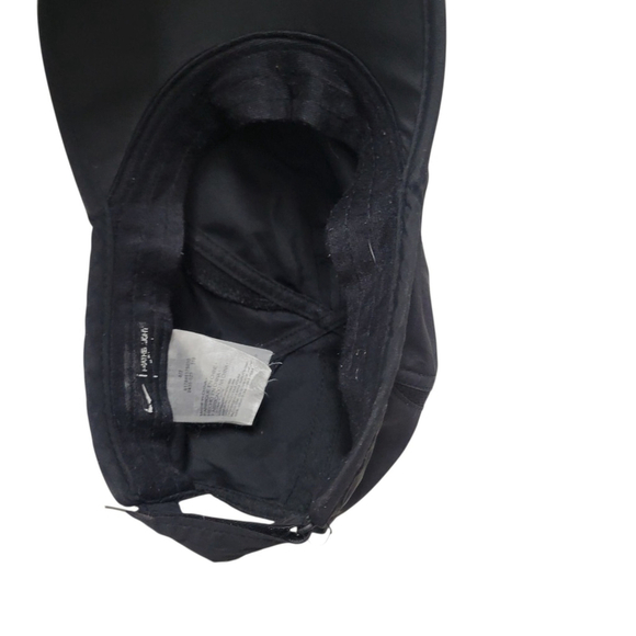 Nike FeatherLight Dri-Fit Hat Cap Black Unisex Toddler Tennis Excellent Cond. - Picture 7 of 8